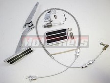 Billet Aluminum Gas Pedal Kit W Brake Pad 24 Stainless Throttle Cablebracket