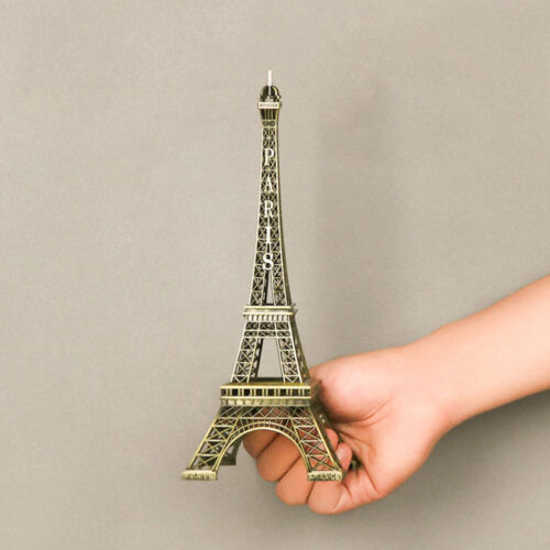 Alloy Eiffel Tower Model Office Travel Photo Props Decor Figurines Sculptures US - Picture 2 of 8
