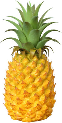 12 Large Plastic Fake Pineapple Artificial Fruit