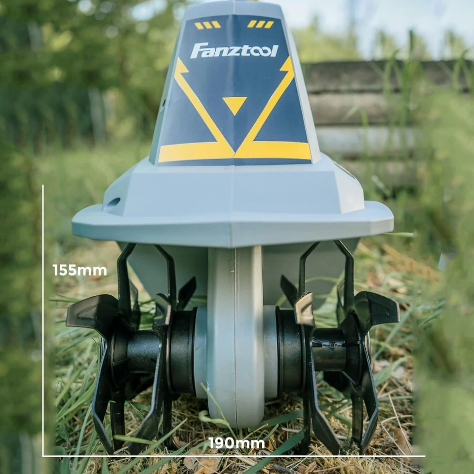 Elektro Gartenfräse Motorhacke Bodenhacke Kultivator. Nur 5 kg. FANZTOOL - Bild 3 von 4