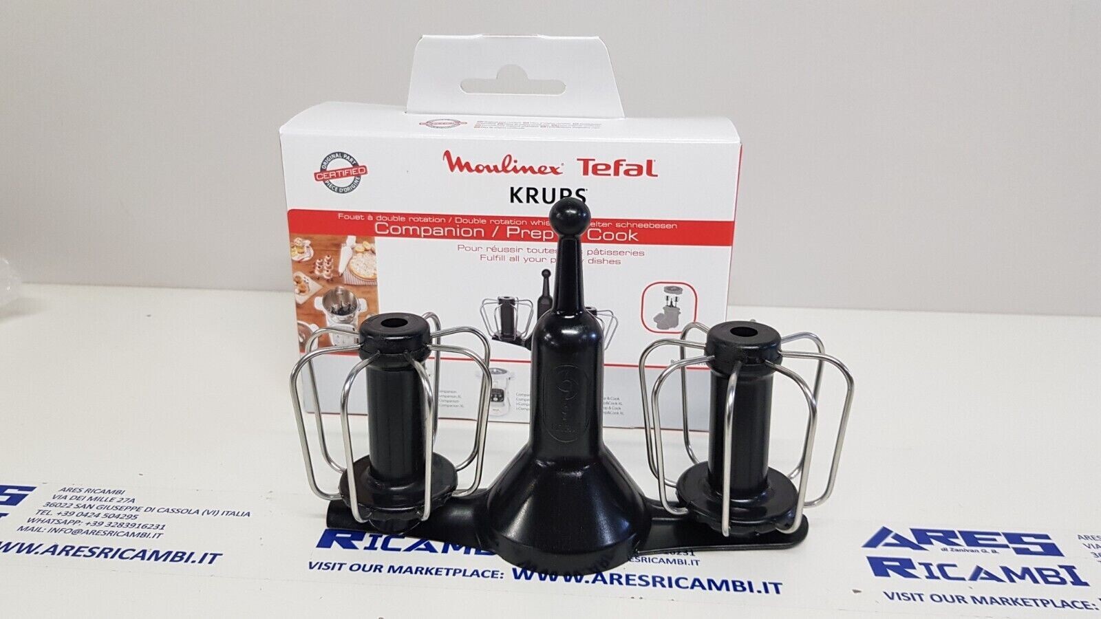 Moulinex XF38J010 Frusta a doppia rotazione per tutte le serie COMPANION