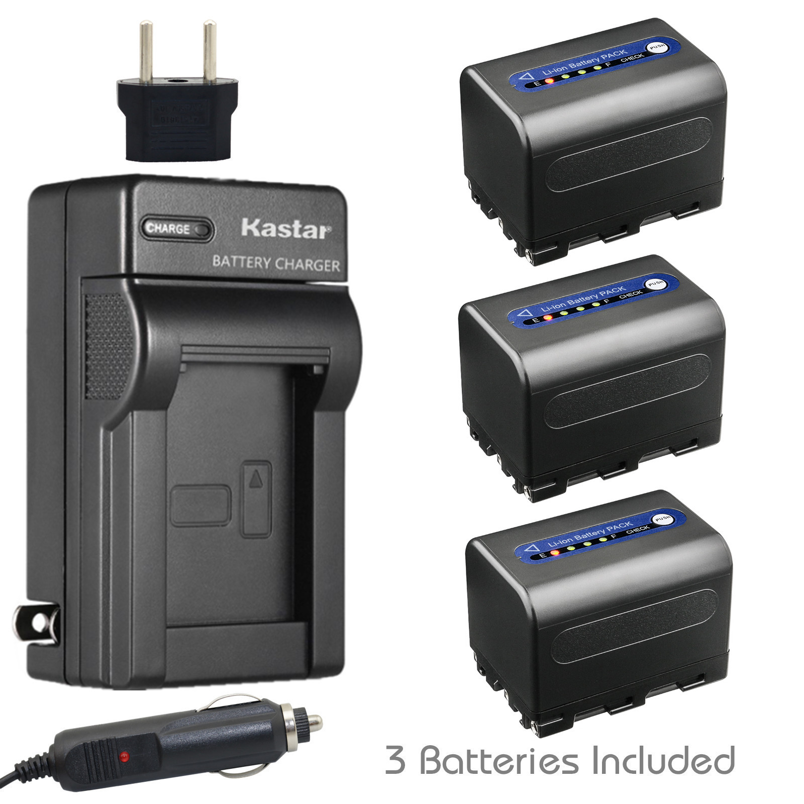 Kastar Battery Charger Sony CCD-TRV208 TRV218 TRV228 TRV238 TRV308 TRV318 TRV328