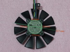 Cooler Fan For ASUS GTX 980Ti 1050 1060 1070 1080 RX 470 480 T129215SU 87mm