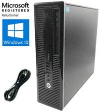 HP ProDesk 400 G1 SFF i3-4160 3.6GHz  8GB 500GB HDD  W10 Home - TESTED 