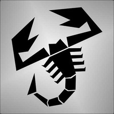 adesivo SCORPIONE  PRESPAZIATO  sticker aufkleber pegatina