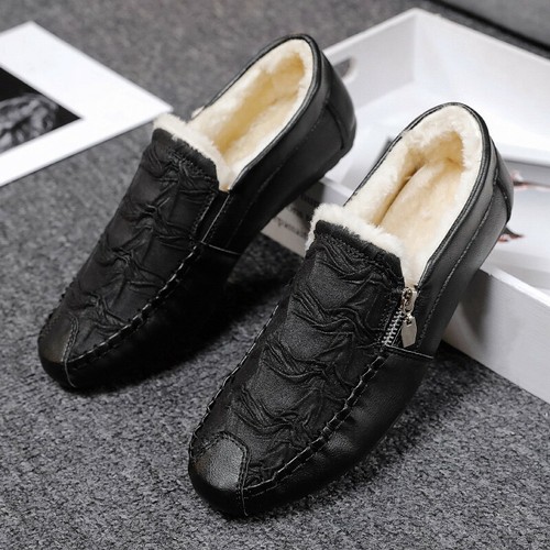 Men's Shoes British Style Fleece Lined 