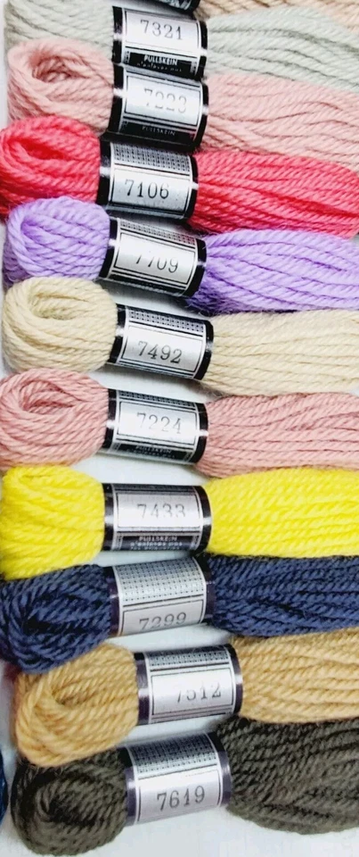 31 Skeins DMC Laine Wool Persian Yarn Floss Crewel Needlepoint 31 Colors A - Image 4 of 4