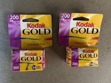 KODAK Kodacolor Gold 200 speed Color Film -24 exposure Unopened Boxes 06/2004
