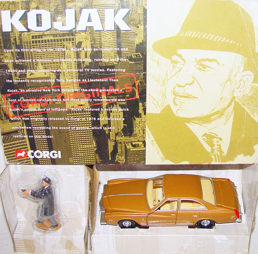 CORGI KOJAK コジャック　ミニカー　ビュイック　リーガル 未使用品 Vintage 1978 Corgi Juniors Kojak's Buick Regal Bronze Diecast