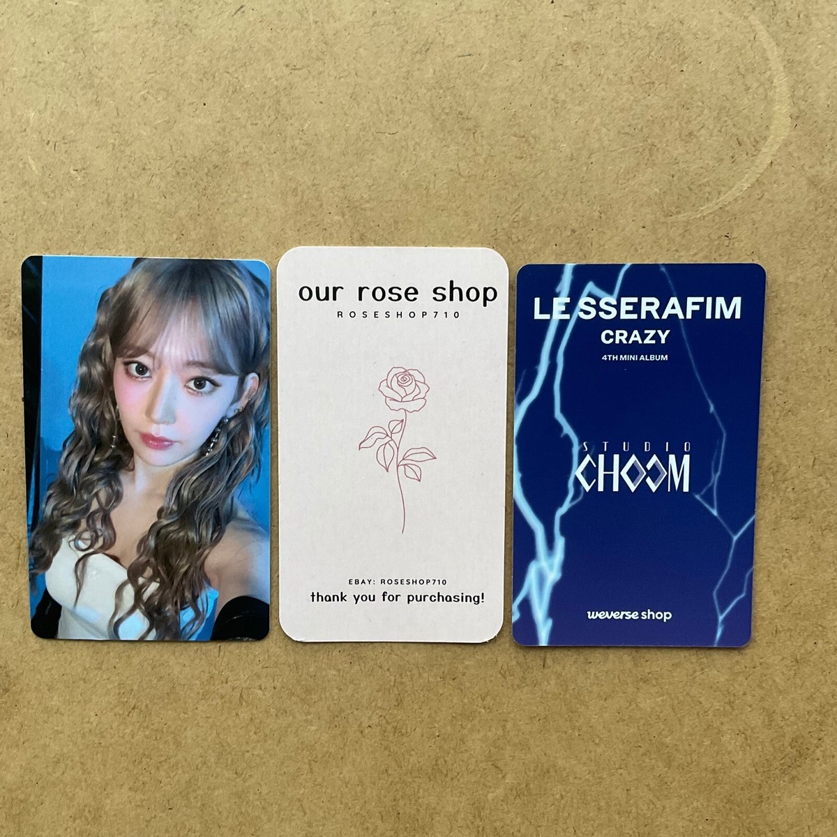 LE SSERAFIM Crazy Weverse x Studio Choom Official Standard/Compact