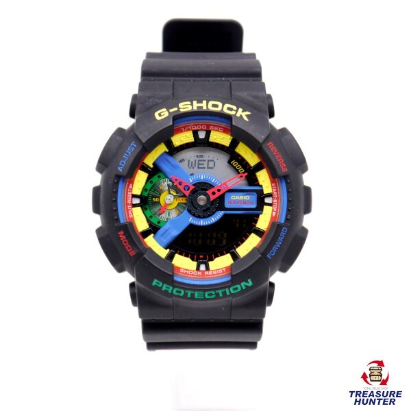 CASIO G-SHOCK GA-110DR DEE & RICKY Black Men's Watch Japan F CASIO G-SHOCK GA-110DR DEE & RICKY Black Men's Watch Japan F