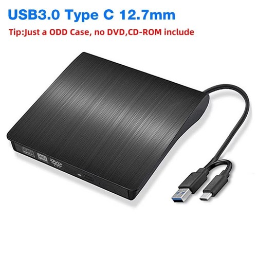 USB 3.0 Type C Optical Drive Case Multi Purpose ODD Writer Drive External DVD - Afbeelding 16 van 16