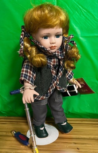 Kare - Collectible Memories Porcelain Doll with Scooter