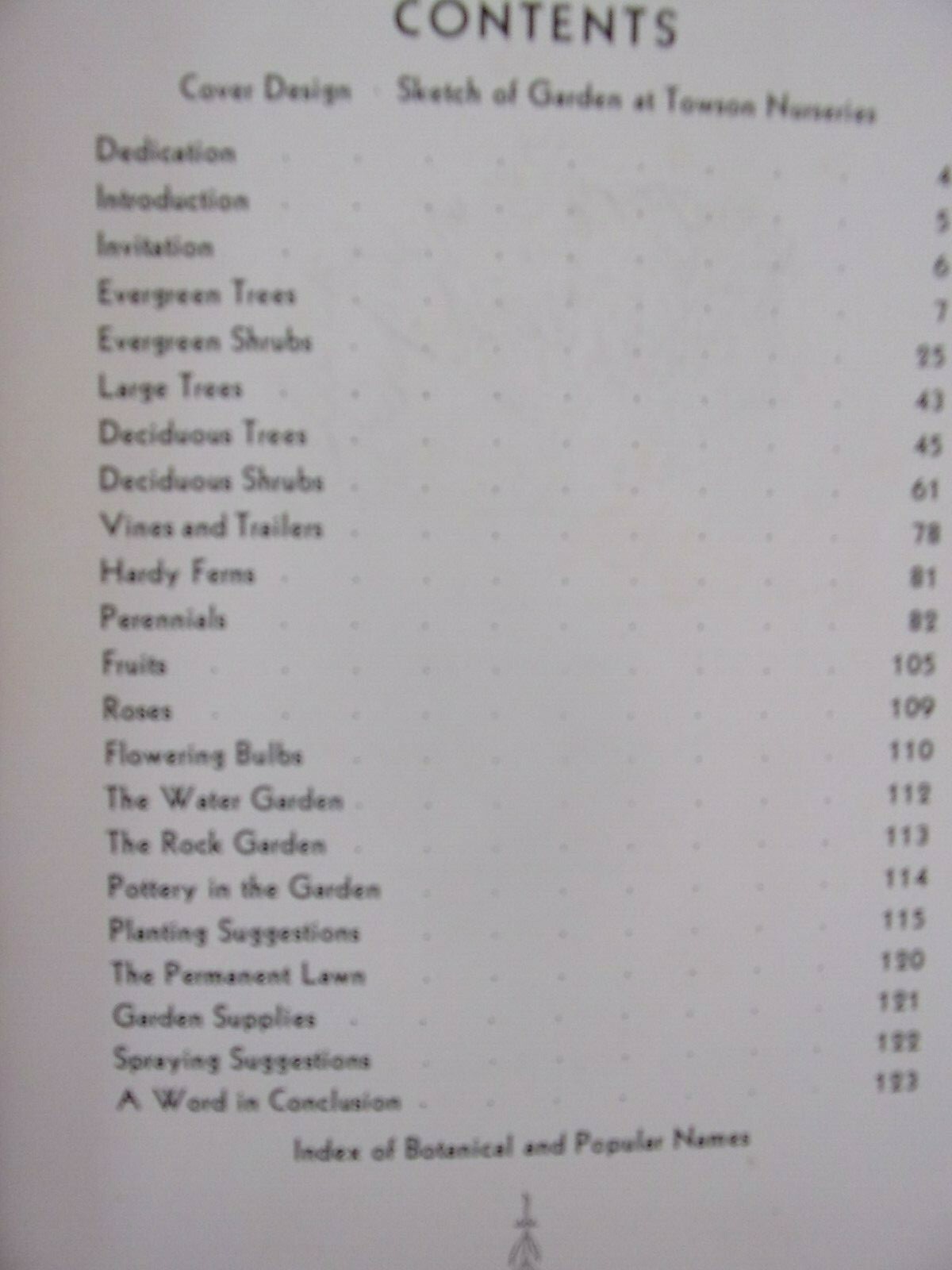 1933 Towson Nurseries Towson, MD Botanical Catalog Trees eBay