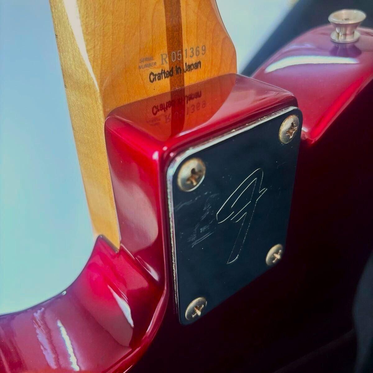 Fender Japan TL-71 Telecaster Candy Apple Red Used Electric