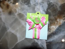 Mud Pie Initial "T" (In Lower Case) Baby Girl Multi-Color Pacifier Clip NEW