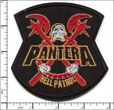18 Pcs Embroidered Iron on patches Pantera Music Band 97x97mm AP056pN