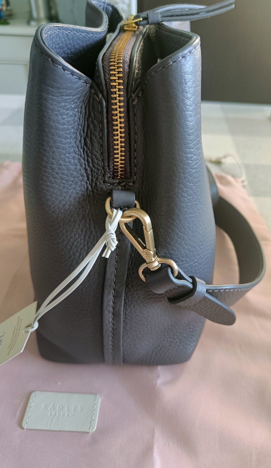 Radley Grey Dukes Place Medium Compartment Multiway Bag&original dust