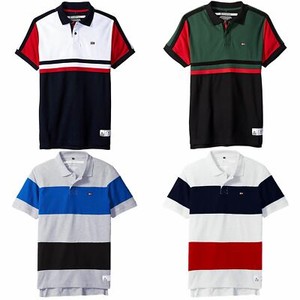 Mens Polo Shirt Collar Tipping Top T Shirt Short Sleeve Pique Tee Big Size S-5XL