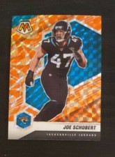 2021 Panini Mosaic Joe Schobert Reactive Orange Mosaic Parallel #103