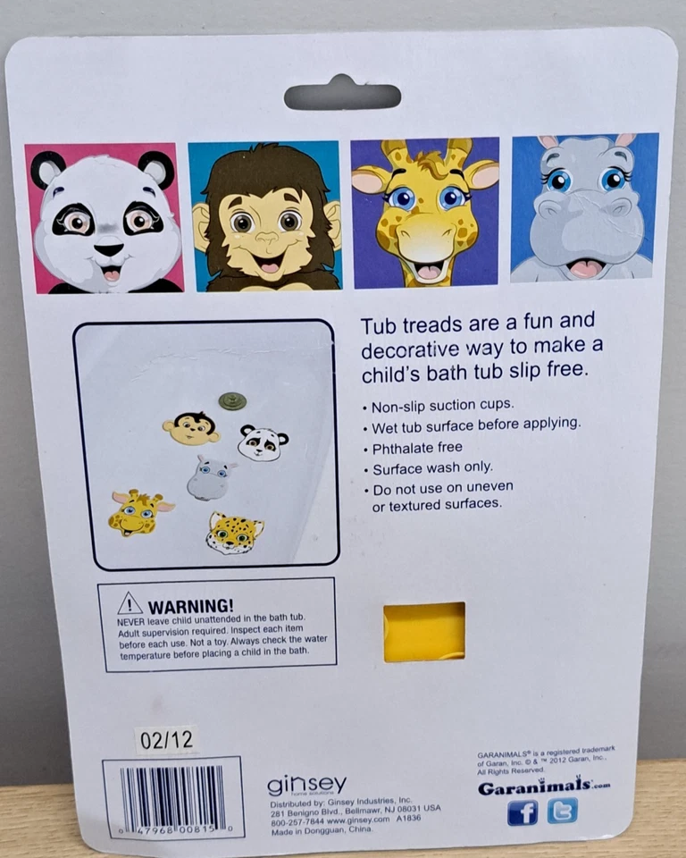 Garanimals Bath Tub Tread Gender Neutral Baby shower present Tub Shower non-slip - Image 3 of 3