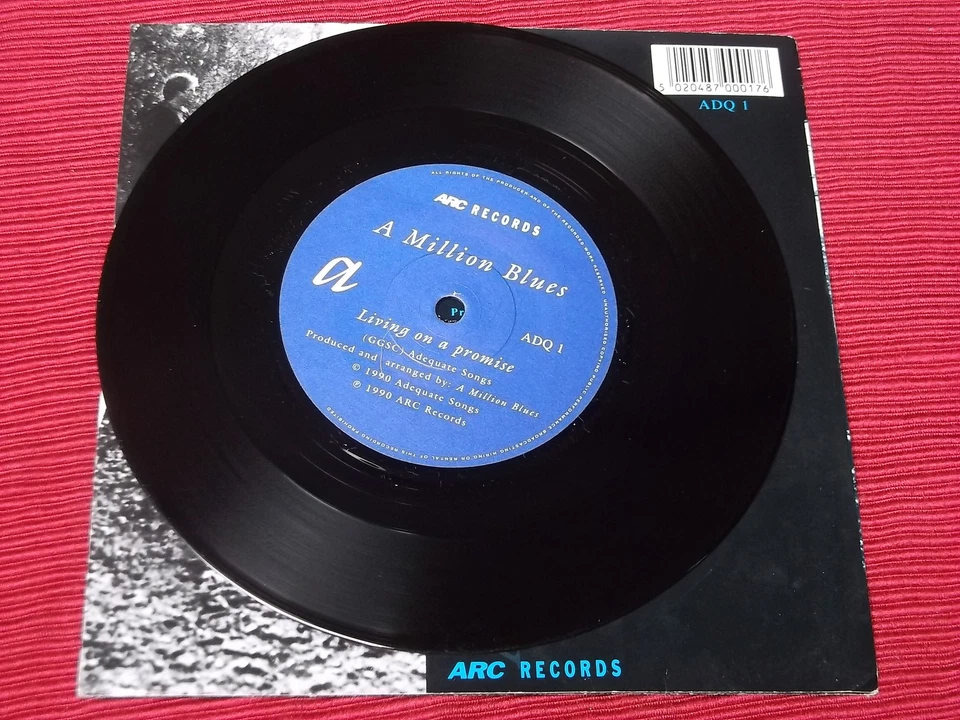 A Million Blues:   Living On A Promise  7"   EX+  promo - Image 4 of 4