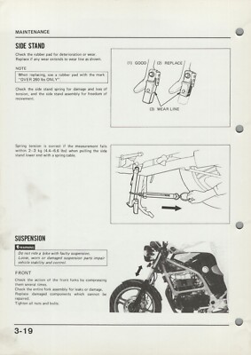 PDF Digital Service & Repair Manual For Honda CB350S NC22 & CB450S (1986-1988)