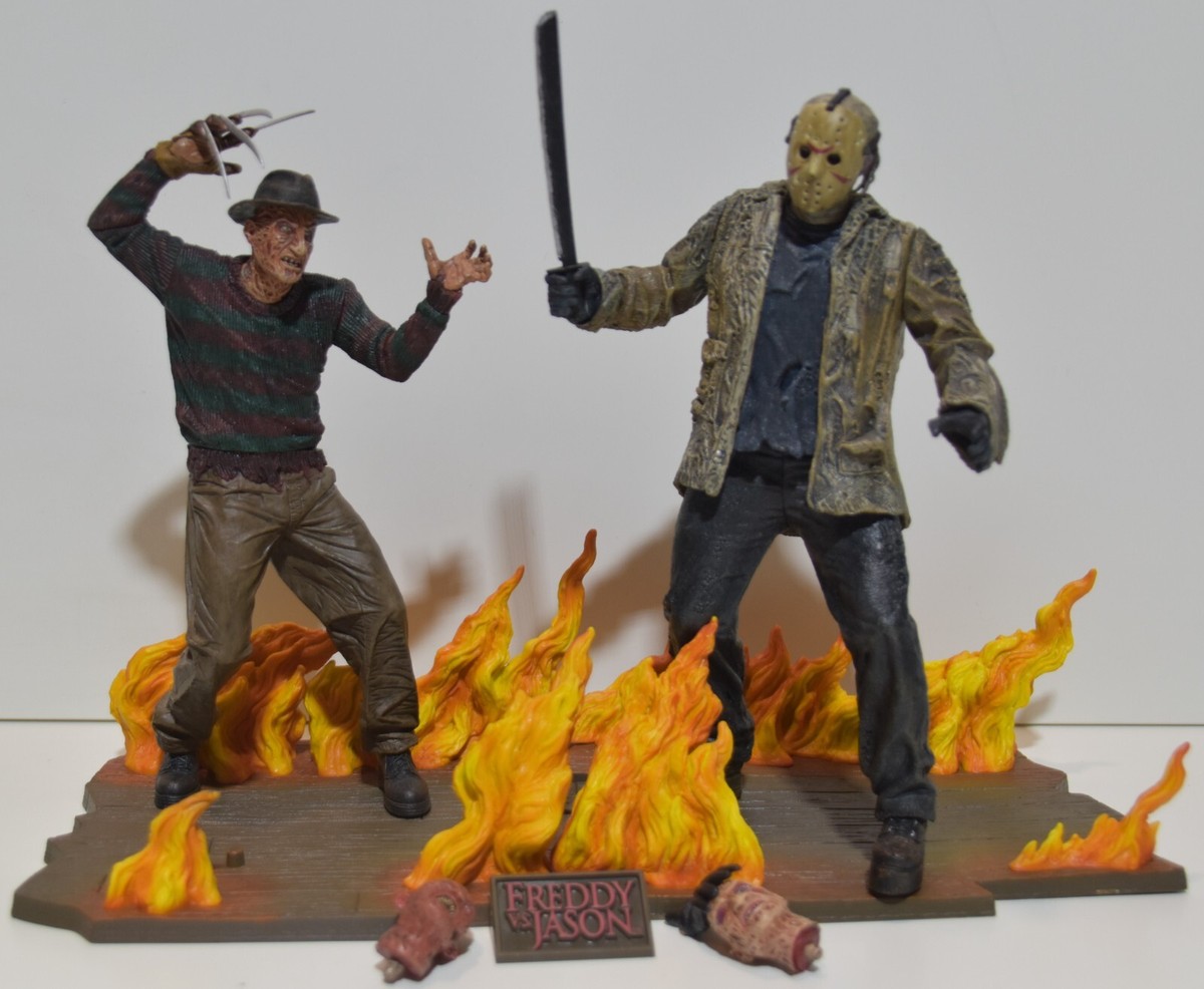 Freddy vs Jason フィギュアセット NECA Freddy vs Jason Deluxe Boxset Diorama figure Box set | eBay