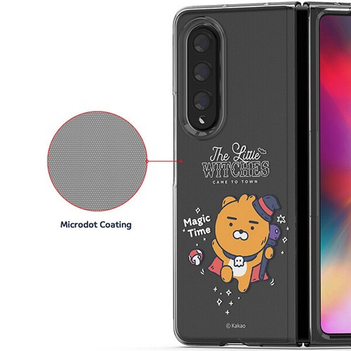 Kakao Friends Little Witches Clear Slim Case for Galaxy Z Fold4 Z Fold3 - Picture 14 of 24