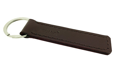 AVIMA  Handcrafted Genuine Leather Key Chain Car Key with 1 Key Ring - Burgundy