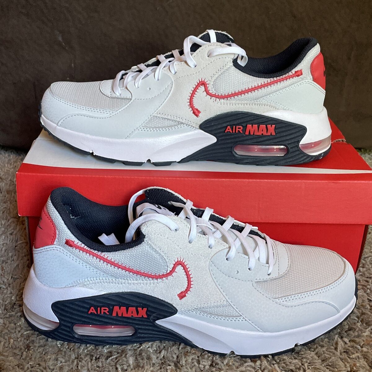 New Nike AIR MAX EXCEE Men's Red Gray DZ0795-013 Athletic New Nike AIR MAX EXCEE Men's Red Gray DZ0795-013 Athletic