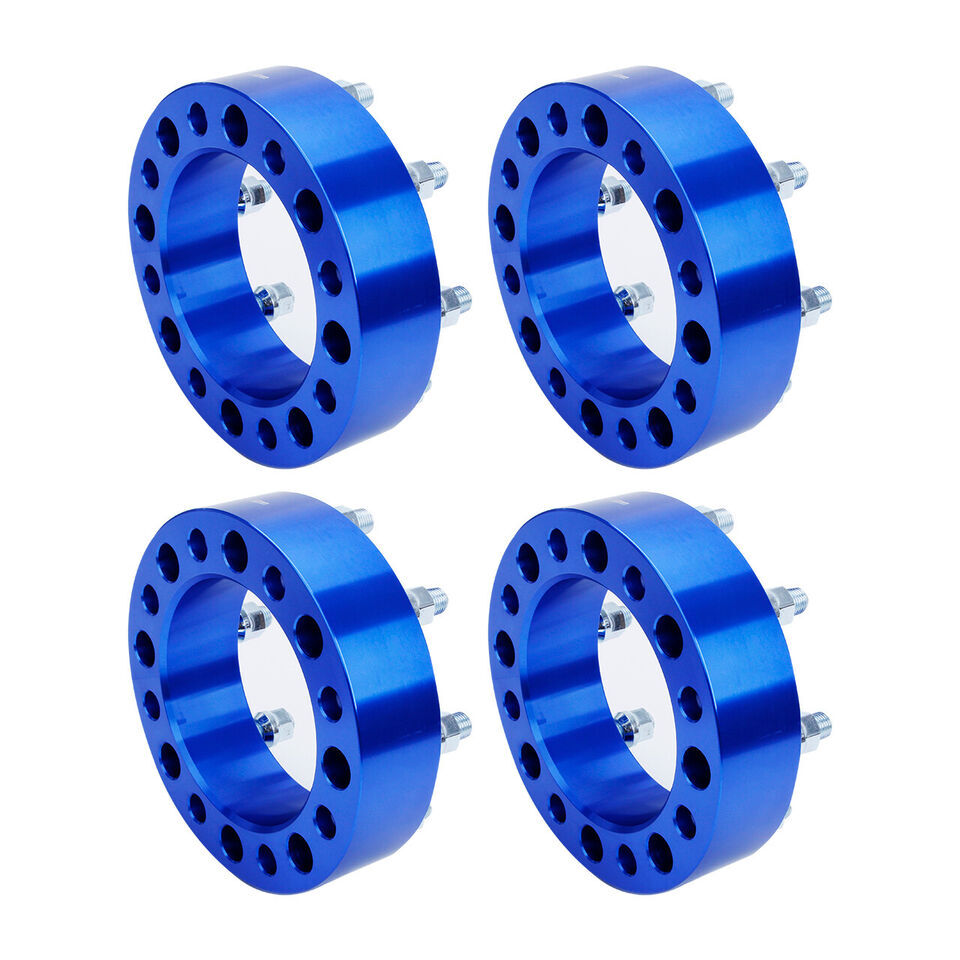 2 Aluminum Pairs 2'' 8 Lug Wheel Spacers Adapters 8x6.5 For Chevrolet