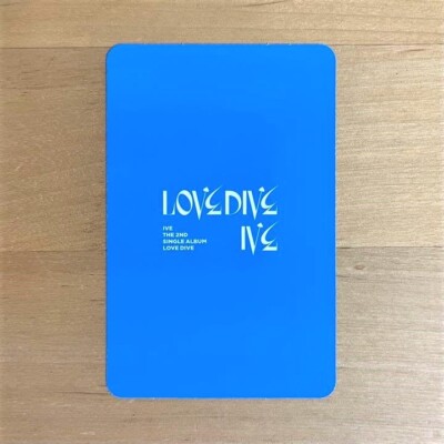 IVE WONYOUNG LOVE DIVE ver 2 Official Photocard Photo Card PC | eBay