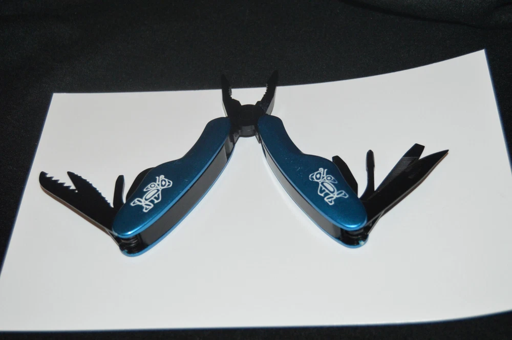 Multi-Tool Kit All Purpose Multi Tool ~ Color: BLUE & SILVER ~ 9 things