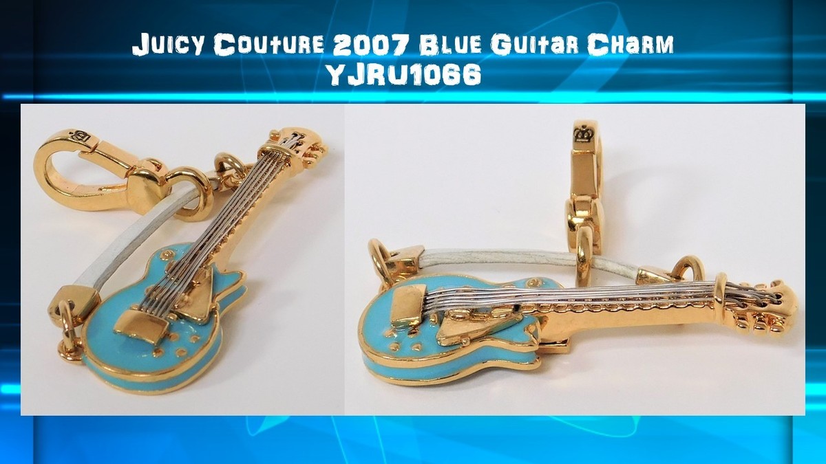 syunaページ JUICY COUTURE 2007 Blue Guitar Charm YJRU1066 | eBay