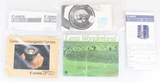 CANON LENS LITERATURE GROUP OF 5