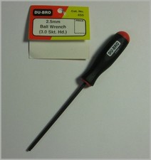 Du-Bro 450 Ball Wrench 2.5mm 3.0 Socket Head 