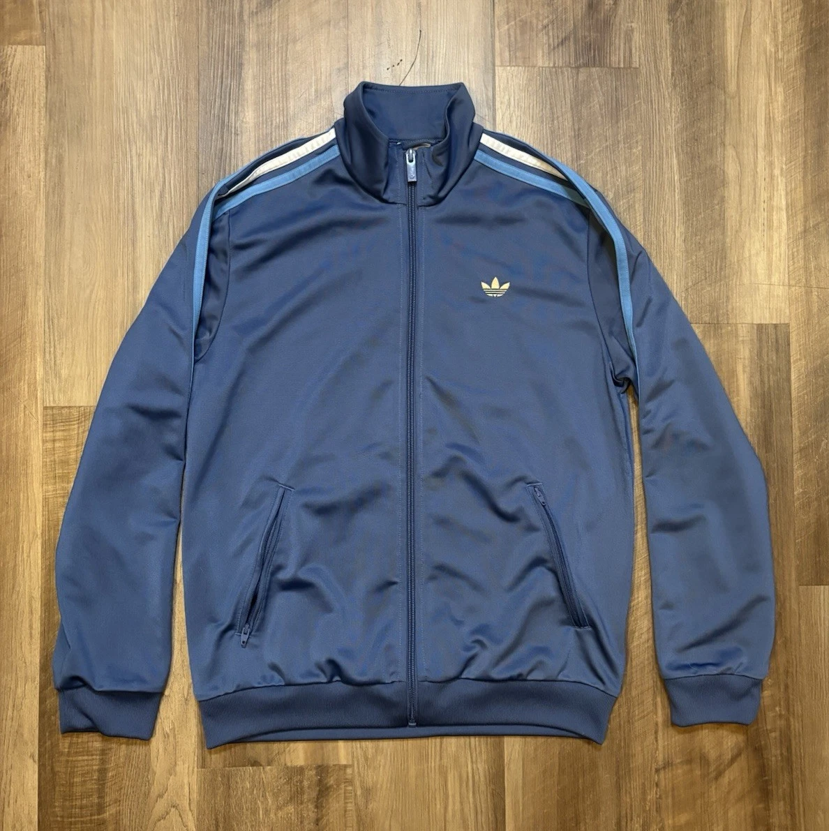 adidas Track Jacket Blue Men's Activewear for Sale | Shop Men's