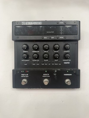 Digitech Vocalist Live 3 Vocal Multi Effects Processor Pedal + Power Supply