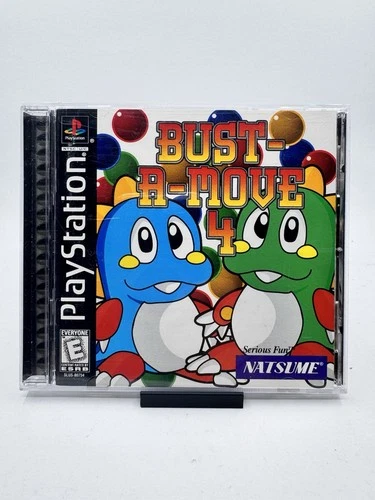 Bust-A-Move 4 (Sony PlayStation 1) [CIB] Tested Working! Clean Disc!