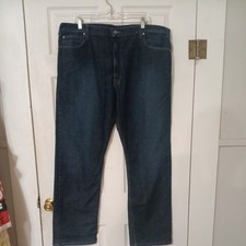 Dickies Mens Jeans 38x34 Flex Workwear Straight Relaxed Blue Denim A65