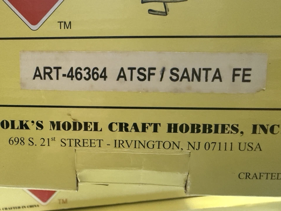 Aristo Craft ART-46364 G / 1 Gauge Santa Fe Searchlight Flat Car Metal Wheel NIB - Image 4 of 4