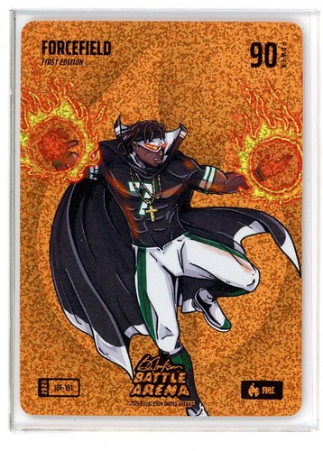 2026 Bo Jackson Battle Arena Forcefield Justin Fields Icons Fire Foil (KD)
