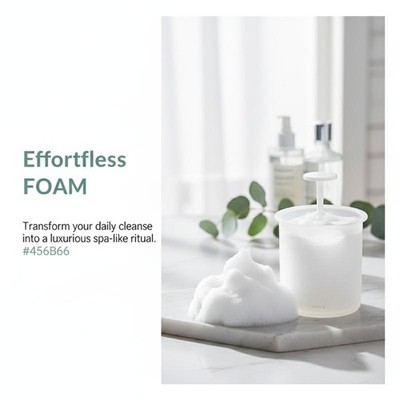 Foam Maker Portable Facial Cleansing Tool Simple Plastic Bubble Maker