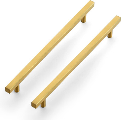 30 Pack Gold Cabinet Handles 10 Inch Brushed Brass Square Cabinet Pulls Gold Har