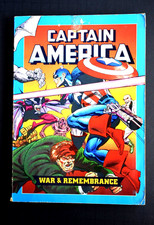 1990 CAPTAIN AMERICA WAR & REMEMBRANCE FINE MARVEL TPB BOOK
