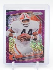 EARNEST BYNER 2025 PANINI PRIZM PURPLE SHIMMER /15 #14 CLEVELAND BROWNS Q5384