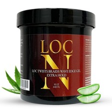 LOC N EDGE GEL Extra Hold 16 Oz - Superior All-Day Hair Styling