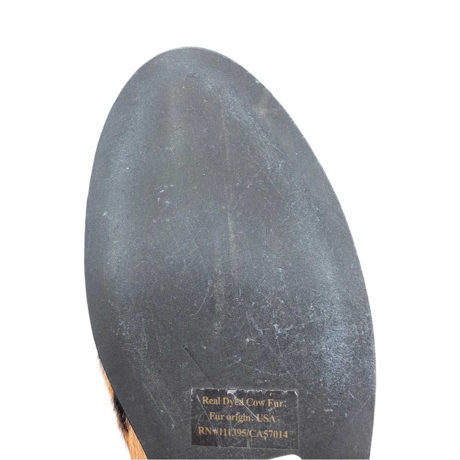 Tory Burch Cap Toe Ballet Flat in Classic Leopard Calf Hair Size 9 thumbnail 9