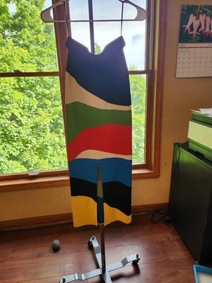 staud dress xs, multi-colored, brand new with tags, sleeveless